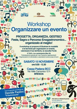 Locandina Workshop evento