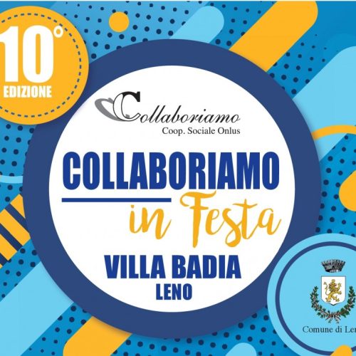 A Leno, "Collaboriamo...in Festa" in Villa Badia!