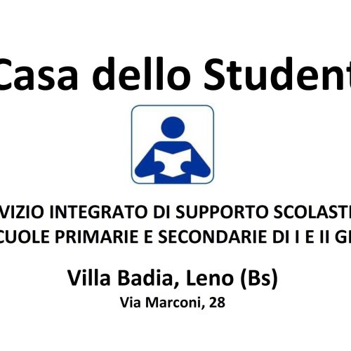 Casa dello Studente in Villa Badia: vieni a conoscerci!