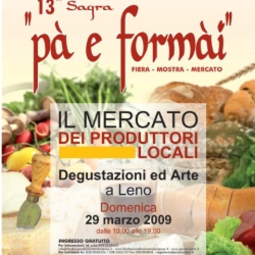 Sagra del Pa' e Formai. Il mercato dei produttori locali